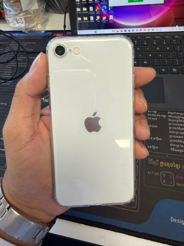 iPhone SE 2020, 64GB, ពណ៌ ស, កាណាដា, នៅស្អាត