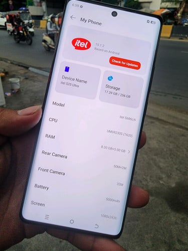 iTel S25 Ultra សាណុំហ្សុីន 98% លក់ 115$
