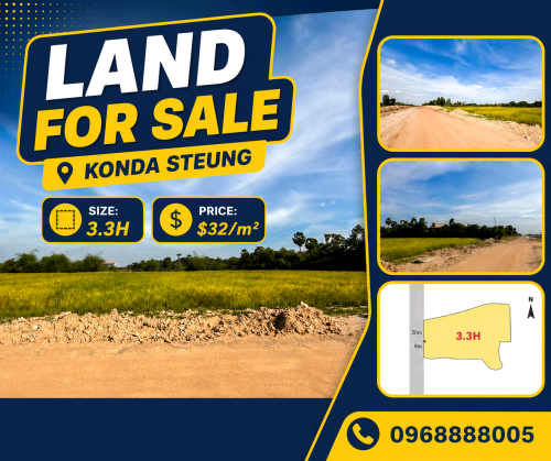 Land for sale_3.3H_$32/m2
