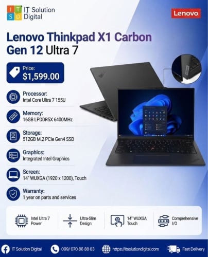 Lenovo Thinkpad X1 Carbon Gen 12