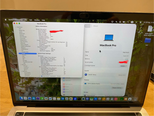លក់ MacBook Pro m1 year 2020