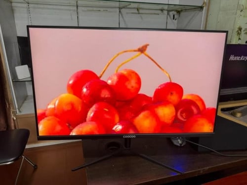 Monitor 27 inch 75Hz FHD កែមស្មើ មានSpeaker មានច្រើនគ្រាប់បងៗអាចដាក់កម្ម៉ងបានចា