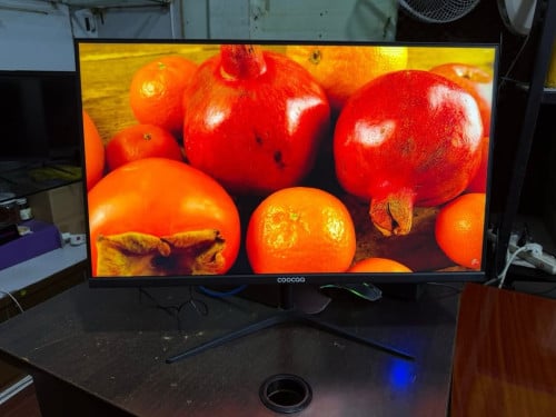 Monitor 27 inch 75Hz FHD កែមស្មើ មានSpeaker មានច្រើនគ្រាប់បងៗអាចដាក់កម្ម៉ងបានចា
