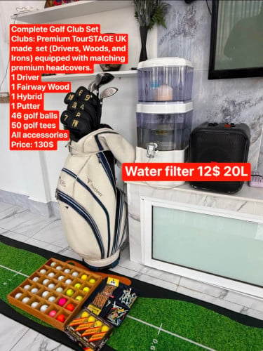 Premium TourSTAGE Full Golf Set – Only $130 Home/ Office Practice
