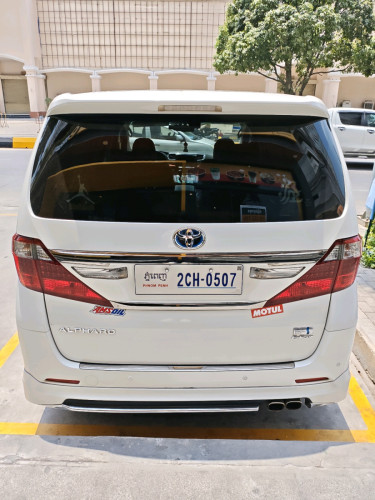 Toyota Alphard 012 Hybrid ឈ្មោះម្ចាស់ដើមផ្ទាល់ ឡានស្អាតអត់បុក អត់ច្រេះកញ្ជក់ ហ្ស៊ីនមួយជុំ