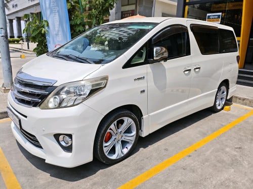Toyota Alphard 012 Hybrid ឈ្មោះម្ចាស់ដើមផ្ទាល់ ឡានស្អាតអត់បុក អត់ច្រេះកញ្ជក់ ហ្ស៊ីនមួយជុំ
