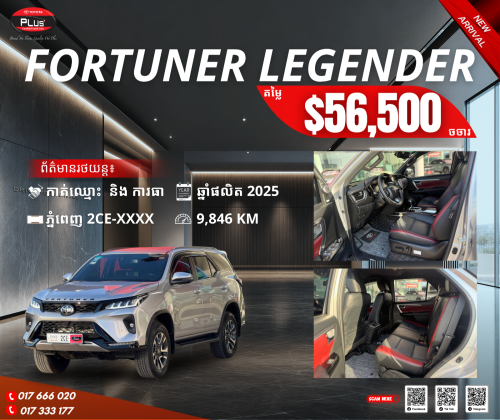TOYOTA FORTUNER LEGENDER 2025
