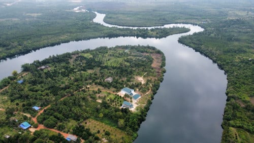 ដីជាប់ព្រែកធំ ប្លង់រឹង