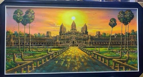 គំនូអង្គទំហំ 80 cm x 150cm