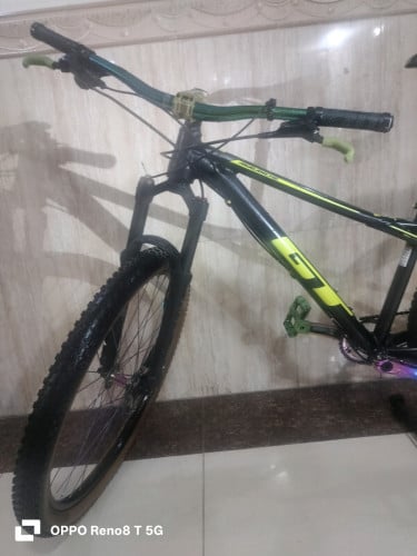 *  GT Avalanche  (នៅថ្មី 95% ); រង្វង់កង់ 27.5" Size:S*  លីប1x9 * (ដុំរ៉ែ ជង្គង់ប្រហោង)