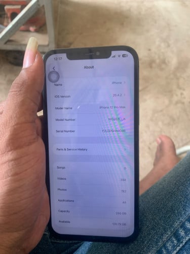 លក់ទូរស័ព្ទiPhone12bromax