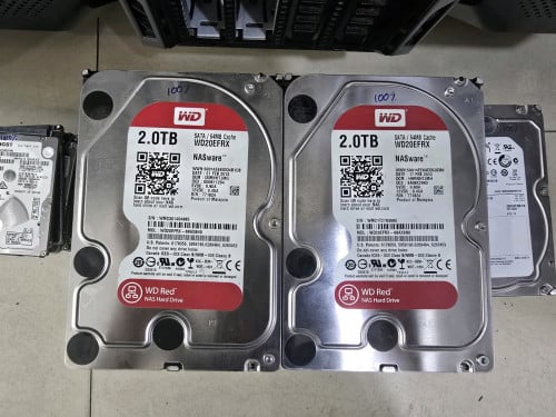WD Red NAS Hard Drive 2.0TB ធានាសុខភាព 100%