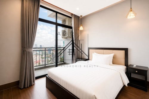 3 Bedroom Serviced Apartment For Rent in Tonle Bassac | AEON Mall Phnom Penh