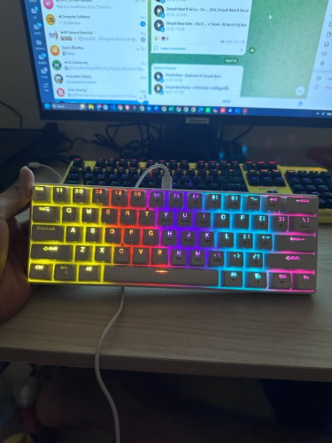 9$ Keyboard ប្តូរភ្លើងបានច្រើន សំឡេងពិរោះ🔥🔥ប្រើបានម្តងអត់ចេះប្រើ