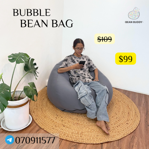 Bubble Bean Bag សាឡុងអង្គុយគ្រាប់ស្នោ