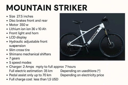 Electric bicycle very good condition