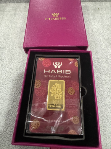 Habib 20 Gr, ទម្ងន់៖ ២០ ក្រាម  ភាពបរិសុទ្ធ៖ ៩៩៩.៩  ប្រភេទ៖ ដុំមាស