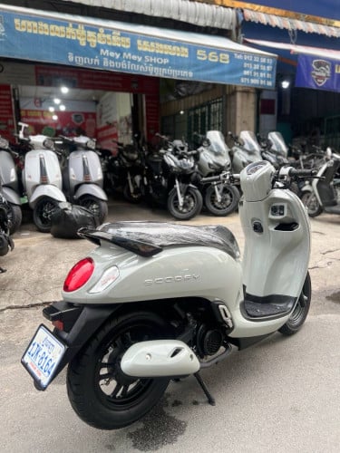 Honda Scoopy 2022 Smartkey ផ្លាកលេខហើយ