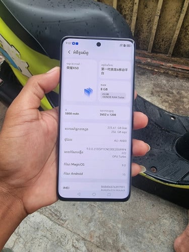 Honor x50  អត់កាមេរ៉ា អេក្រង់ស្អាត ប្រើបានធម្មតា
