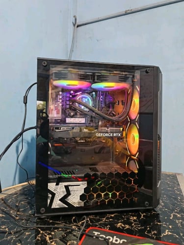 I7 13700KF M2 1TVGA 4060 8gRam 64g ddr4 KingstonPower 650w តម្លៃទន់ៗ កាត់ត  លេងហ្គេម សិក្សា ok 🖥️