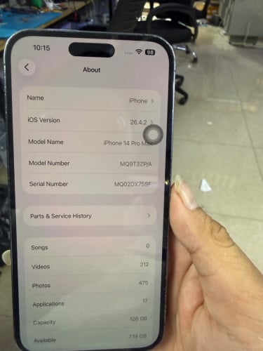 IPHONE 14Pro max 128GB450