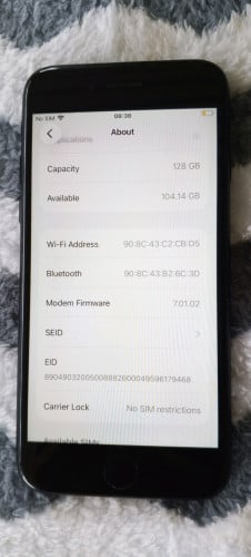 iphone SE 2, 128GB, Black, $50