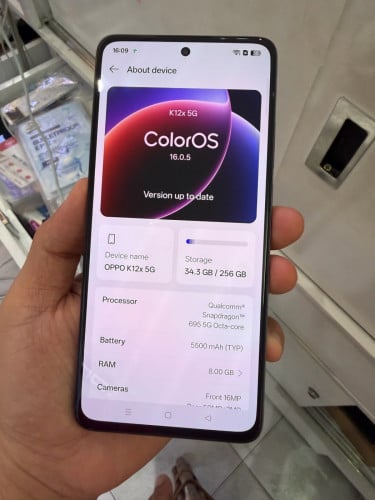 OPPO K12x 5G Ram16G  256GB ( Look like new) 99%