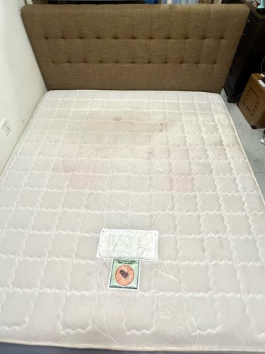 Premium King Koil Queen Size Mattress with Tufted Bed Frame for Sale!