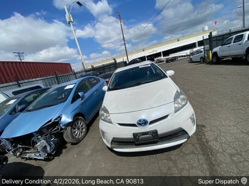 Prius 2013 White Plug-in Hybrid Option3 ឡានមូល តំលៃសាង 18500