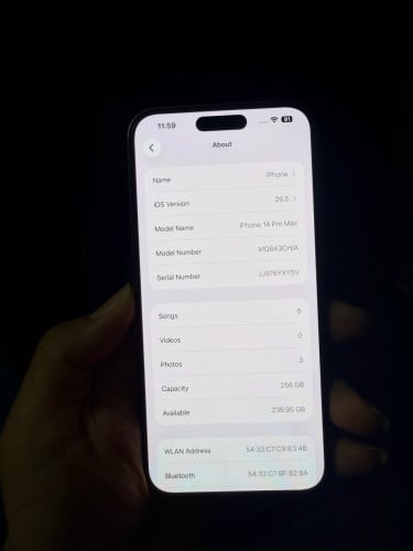 Resell iPhone 14 Pro Max 256GB ថ្មី97%