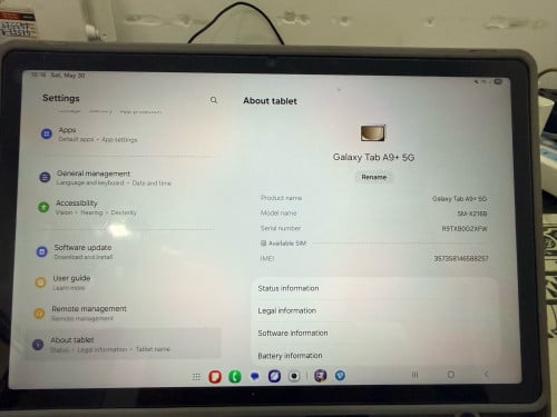 Samsung Galaxy Tab A9+ 5G សម្រាប់បងប្អូនចង់បានយកទៅអោយកូនៗរៀន