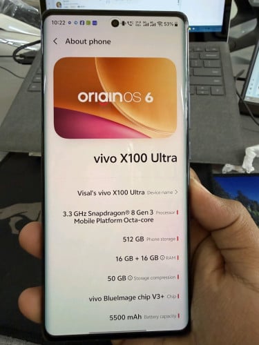 Vivo X100 Ultra 16g/512g CH ស្អត99%