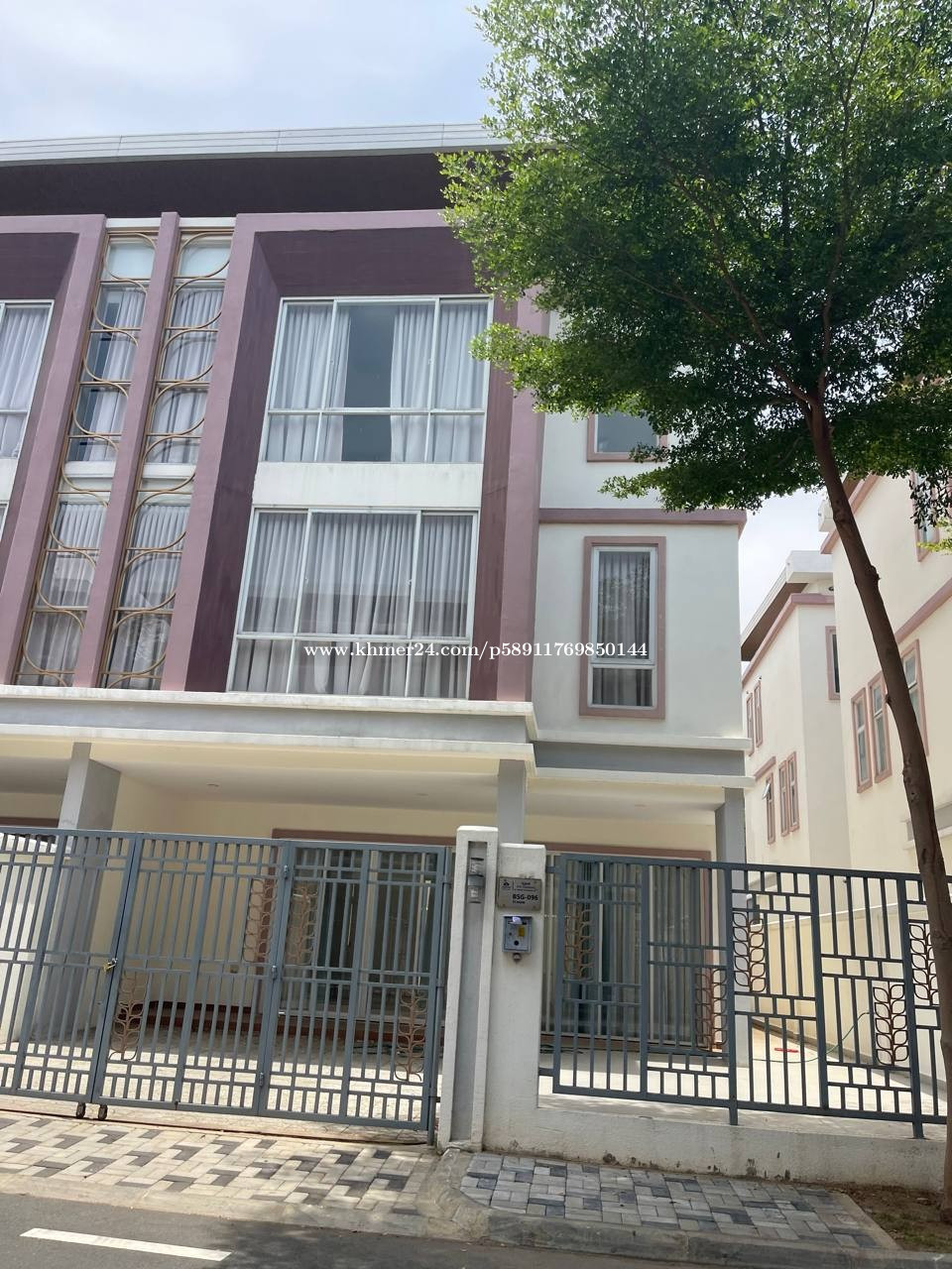 Twin Villa for Rent at Borey Orkide The Botanic City