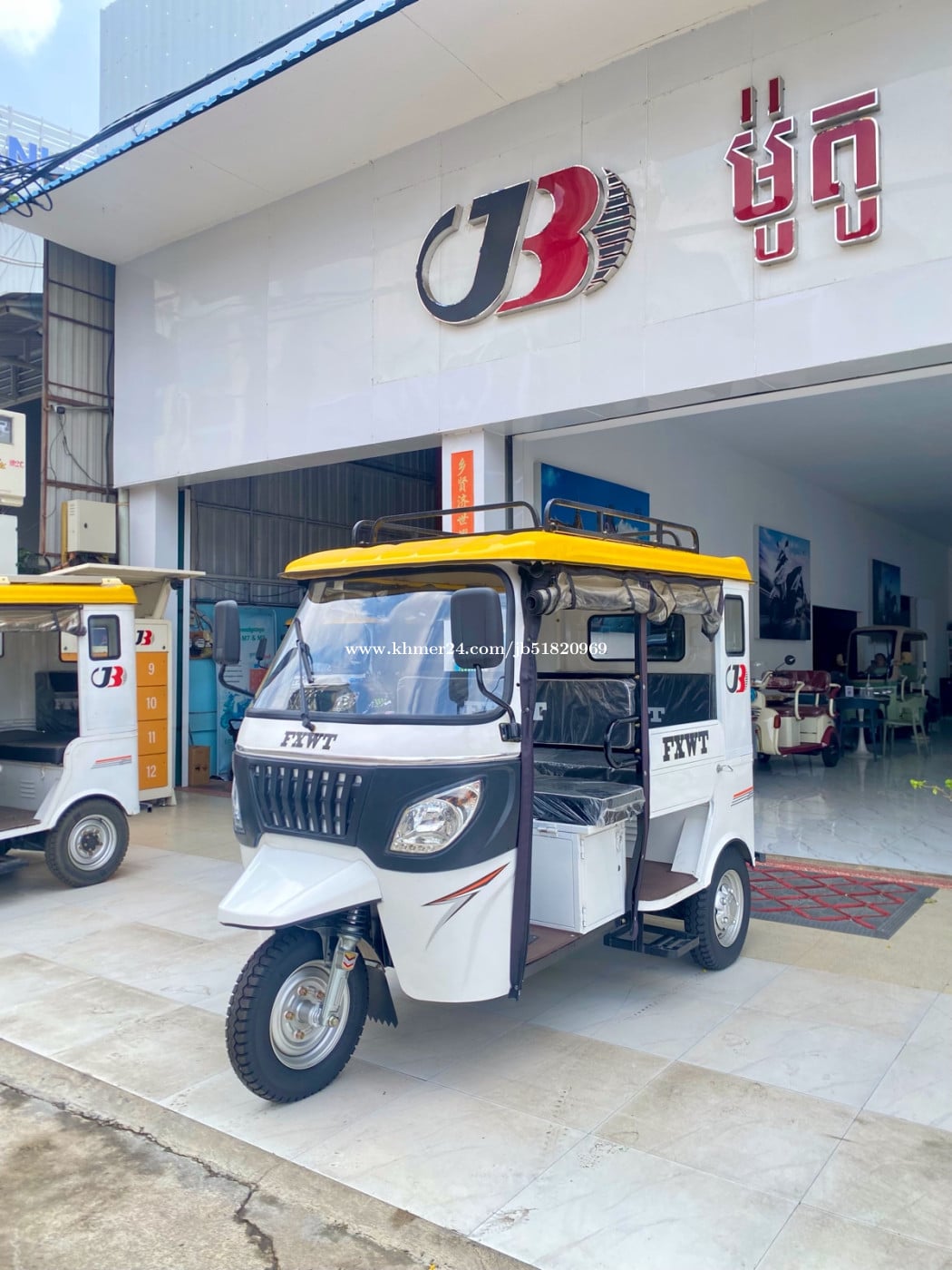 កង់បីអគ្គិសនីJB រត់បានឆ្ងាយពី 150-350Km ល្បឿន 70