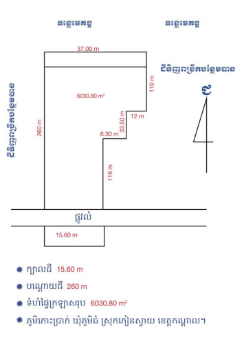 ដីសម្រាប់លក់នៅជិតវត្តកៀនស្វាយក្រៅ