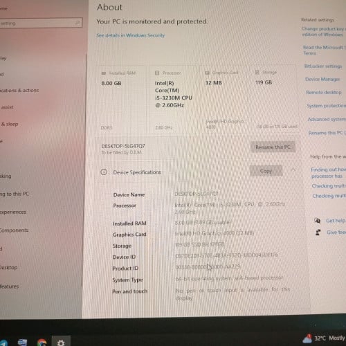 កុំព្យូទ័រ All-in-one ម៉ាក dhP មួយទឹក 88% (Free Keyboad+Mouse)
