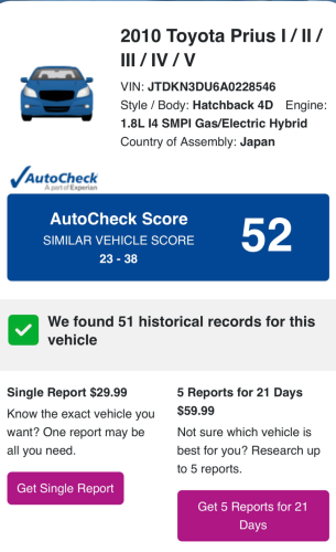 2010 Prius Option 3 Solar