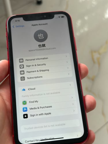 Apple iPhone 11 64GB Red – iCloud Account Signed In / No Passcode / For Parts or Repair