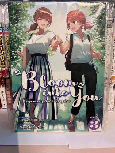 Bloom into you Light novel vol 1-3