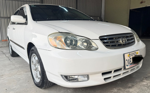 Corolla 03 ឡានកាលីក្នុងលឿងធានាឡានស្អាតអត់ដូរពណ៌អត់កាត់តឡានស្អាត អត់បុក