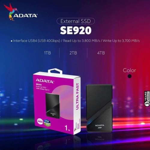 External SSD Brand Adata SE920 ☺️☺️ មានការធានា1ឆ្នាំពេញបងៗ អីវ៉ាន់មាននៅក្នុងស្តុក 📩