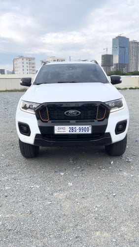 Ford range wildtrak ម៉ាស៊ីន Bi-Turbo ឆ្នាំ2022 ពណ៍ស