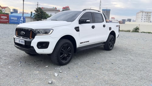Ford range wildtrak ម៉ាស៊ីន Bi-Turbo ឆ្នាំ2022 ពណ៍ស