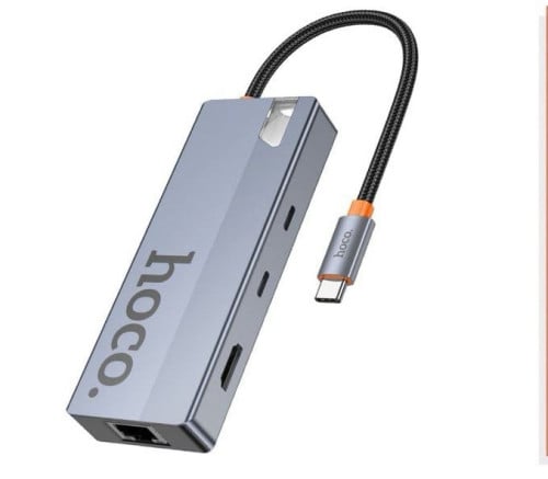 Hoco  hub 8 in 1 converter USB-C to USB-A