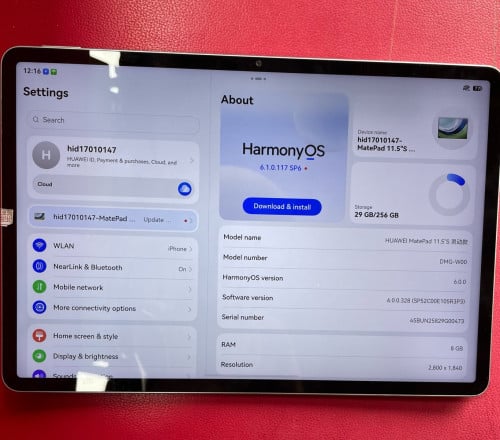 Huawei mate pad 11.5s(2026)