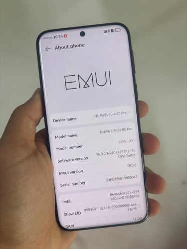 HUAWEI Pura 80 Pro 12GB/512G99%