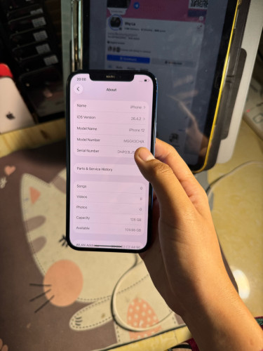 iPhone 12 128GB អេក្រងឭសុីន អត់ស្គេន