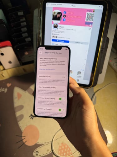 iPhone 12 128GB អេក្រងឭសុីន អត់ស្គេន