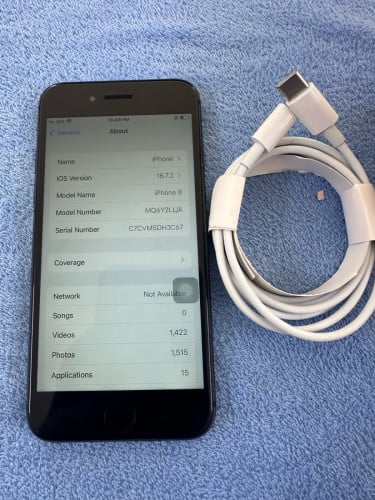 Iphone 8 i’d ប្រើបាន 30$ Free ខ្សែសាក
