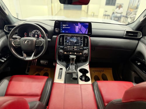 Lexus LX600 2023 F-Sport ស ក្នុង ក្រហម USA Spec ប្រើបាន 4800Miles New Tax